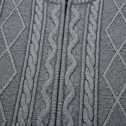 Gilet zipper Cachemire Collection Hiver – Chaud & Rembourré VOLTHEA