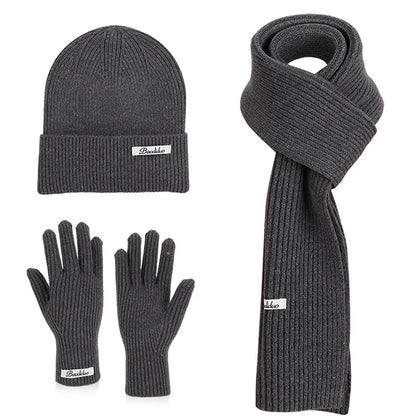 Ensemble Hiver 3 Pièces Volthéa™ Bonnet, Écharpe & Gants