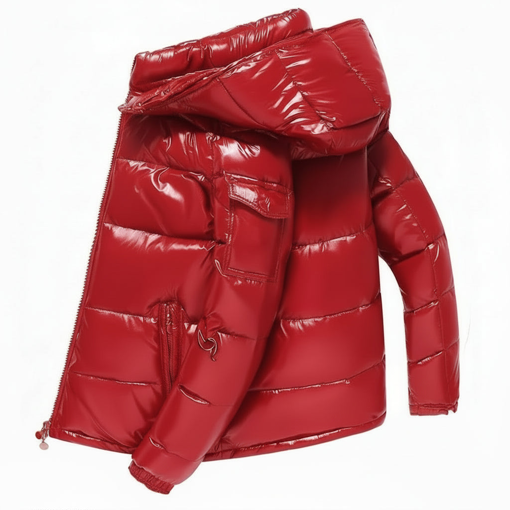 Doudoune Homme VOLTHEA Rouge | Parka Hiver Ultra-Chaude