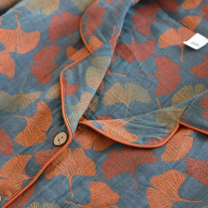 Pyjama femme 2 pièces 100% coton crépon Volthea