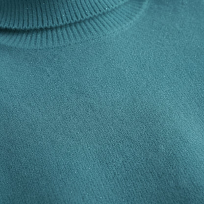 Pull en Cachemire Femme Col Roulé de Vison Maille Fine & Douce | Coupe Slim Chaude