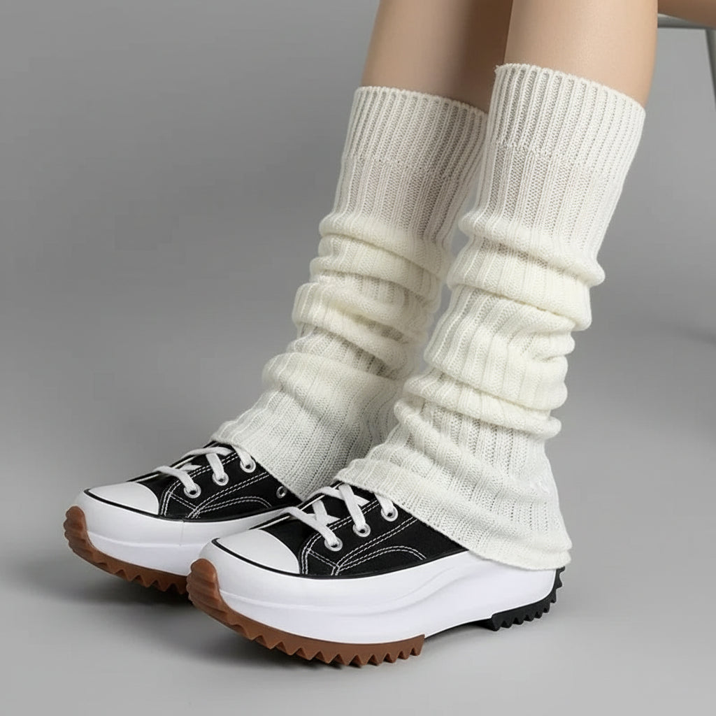 2 Jambières Tricotées VOLTHEA | Style Lolita Chaud & Tendance