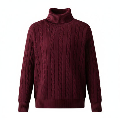 Pull Col Roulé Homme en Maille | Style Casual & Élégant Automne / Hiver