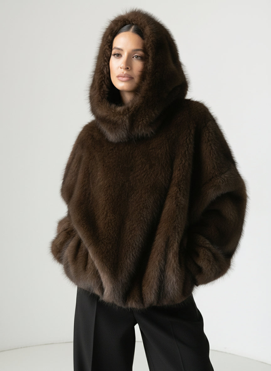 Sweat Fourrure VOLTHEA | Ultra Moelleux & Chaud