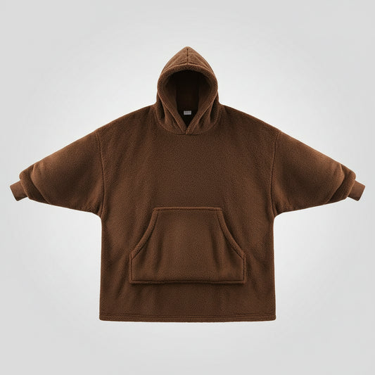 Hoodie Long Polaire Doublé Volthéa Ultra Chaud, Doux & Confort Hivernal