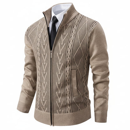 Gilet zipper Cachemire Collection Hiver – Chaud & Rembourré VOLTHEA