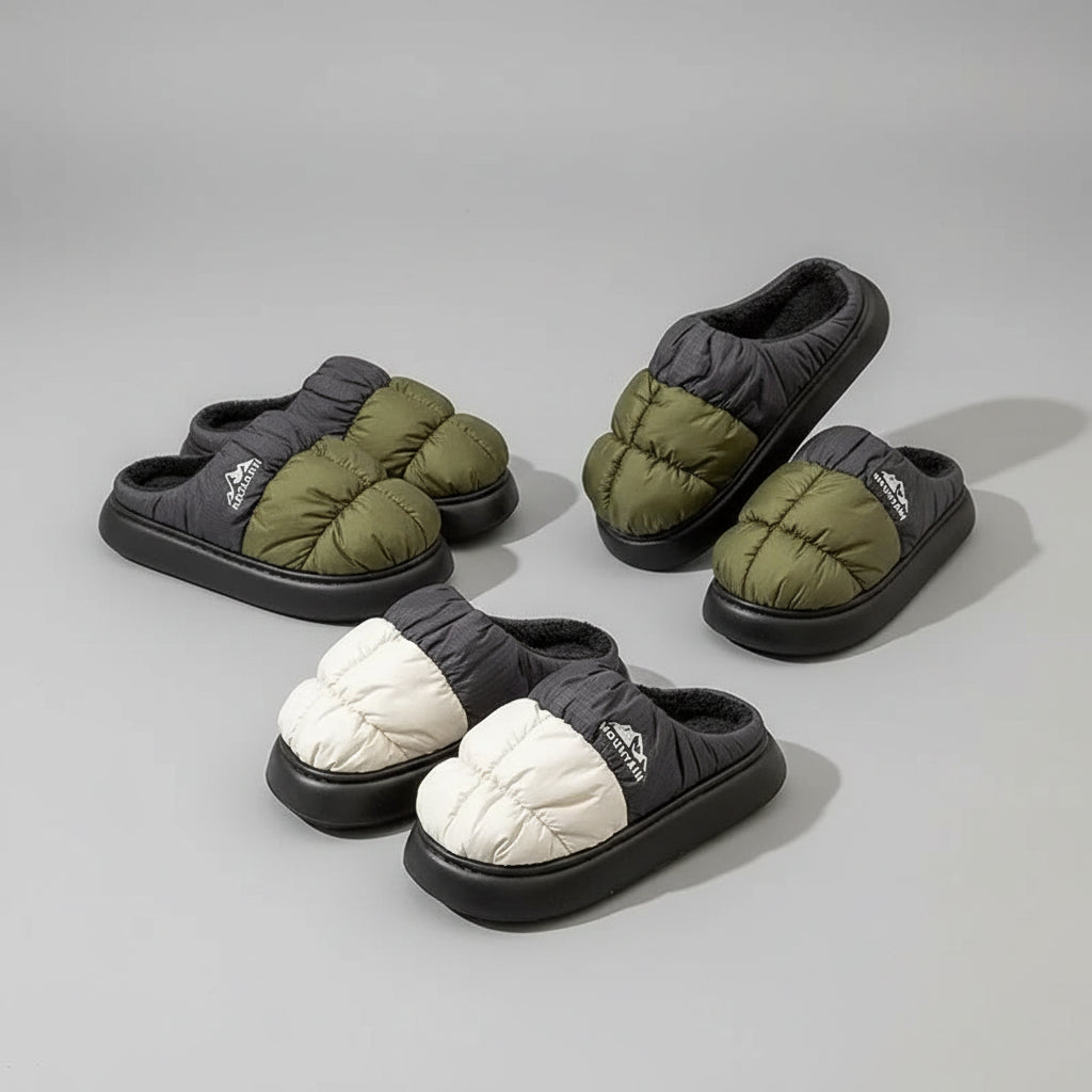 Chaussons d'Hiver VOLTHEA | Impérméables & Antidérapants Intérieur / Extérieur