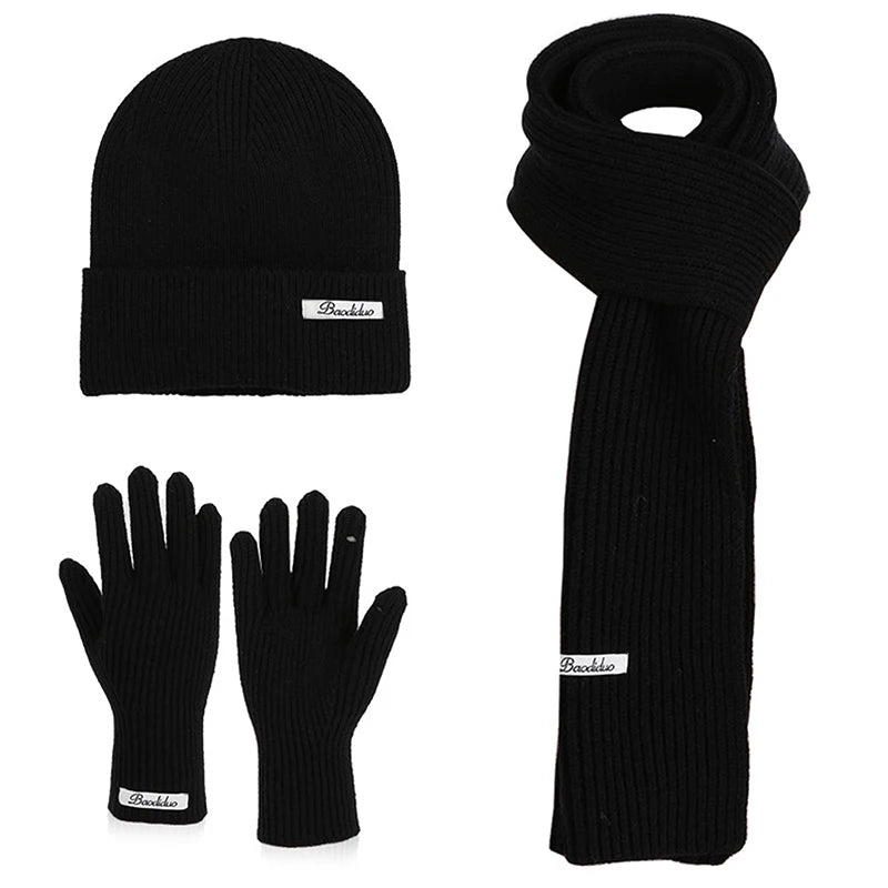Ensemble Hiver 3 Pièces Volthéa™ Bonnet, Écharpe & Gants