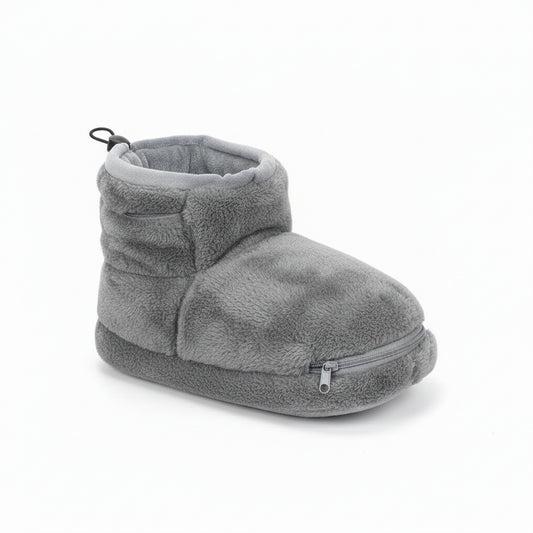 Chaussons Chauffants USB Volthéa™ Peluche Ultra-Douce, Chauffage Rapide & Universels