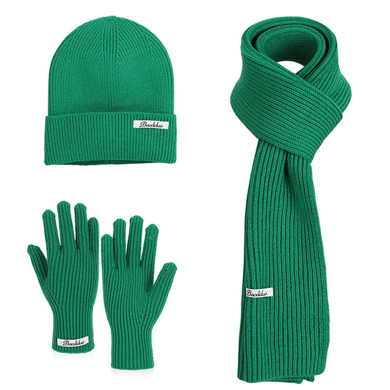 Ensemble Hiver 3 Pièces Volthéa™ Bonnet, Écharpe & Gants