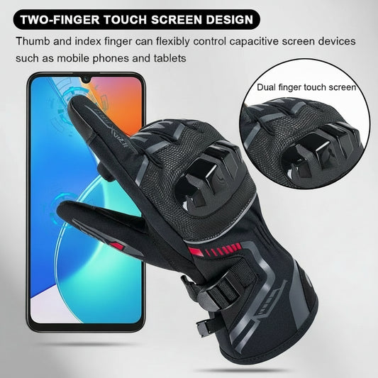 Gants Moto Hiver Waterproof Gants Chauds Tactiles pour Motards | Volthea™