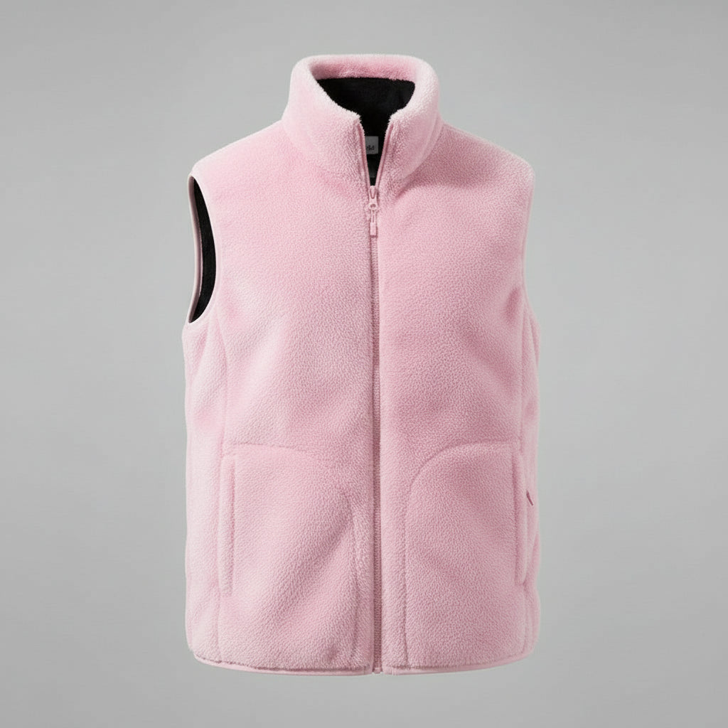 Sweat Plaid Chauffant Sans Manche Volthea