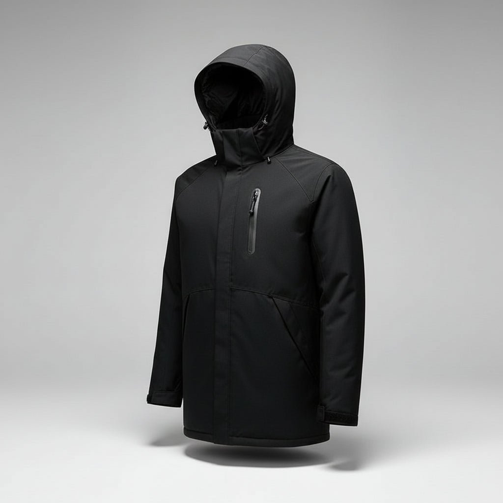 Parka Chauffante pour Homme VOLTHEA | Grand Froid & Protection Maximale