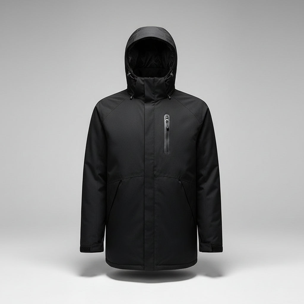Parka Chauffante pour Homme VOLTHEA | Grand Froid & Protection Maximale