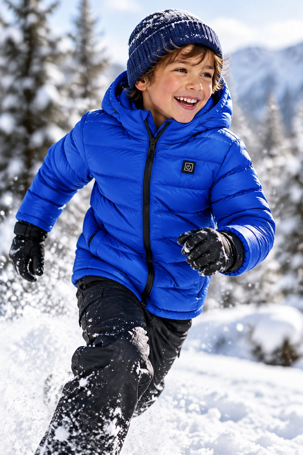 Veste Chauffante Enfant VOLTHEA | 5 Zones de Chauffe & Capuche Amovible