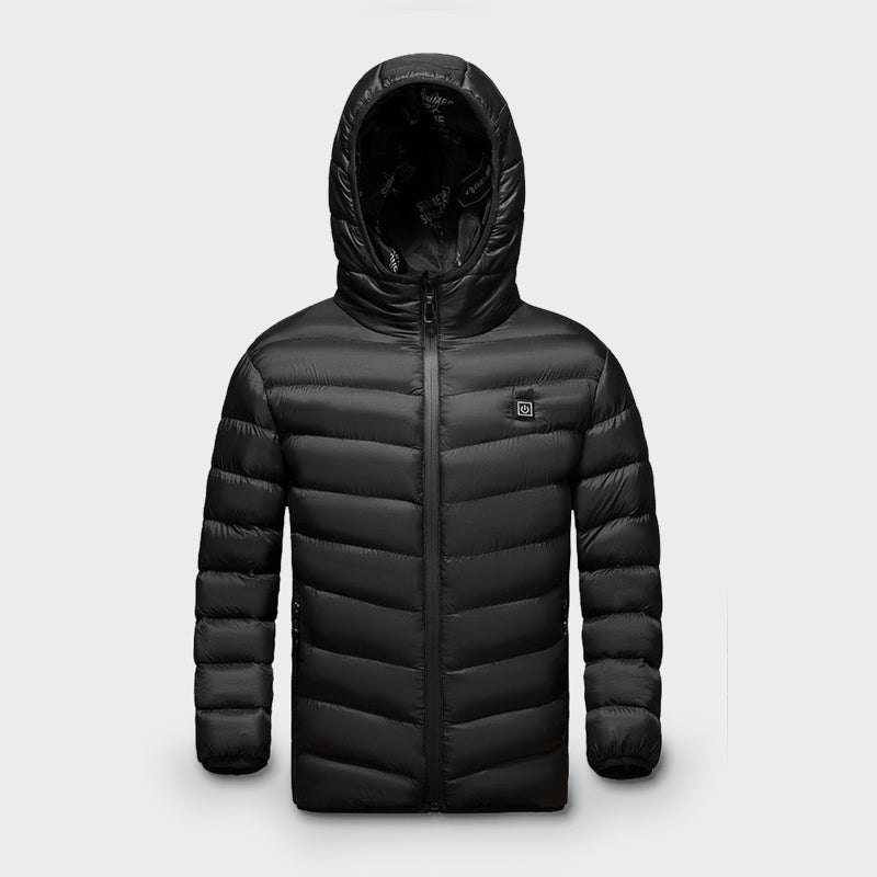 Veste Chauffante Enfant VOLTHEA | 5 Zones de Chauffe & Capuche Amovible