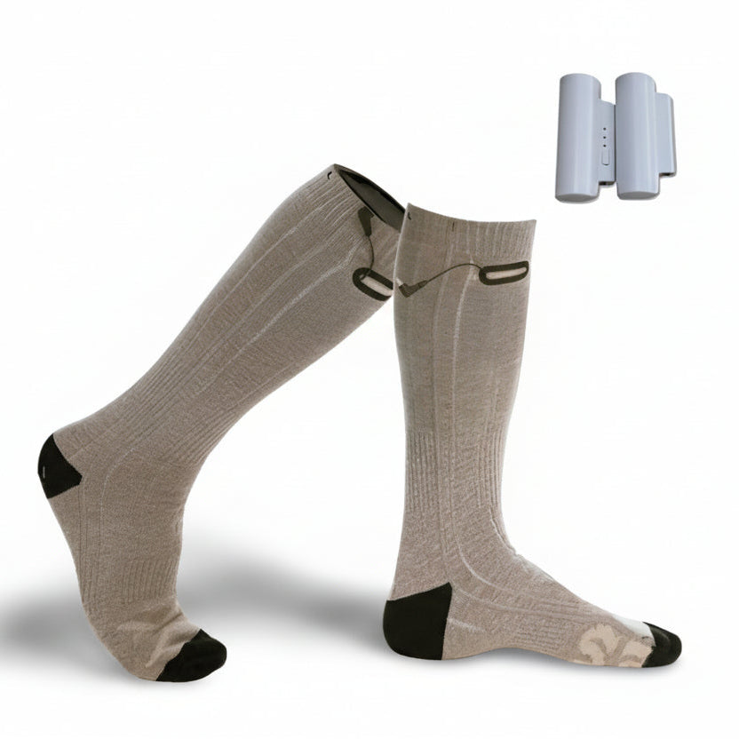 Chaussette Chauffante avec Batterie VOLTHEA | Autonomie & Chaleur Électrique