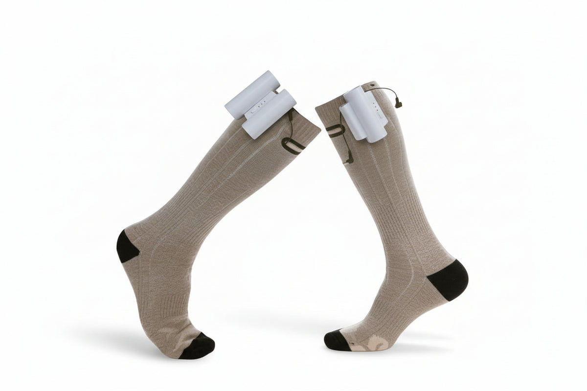 Chaussette Chauffante avec Batterie VOLTHEA | Autonomie & Chaleur Électrique