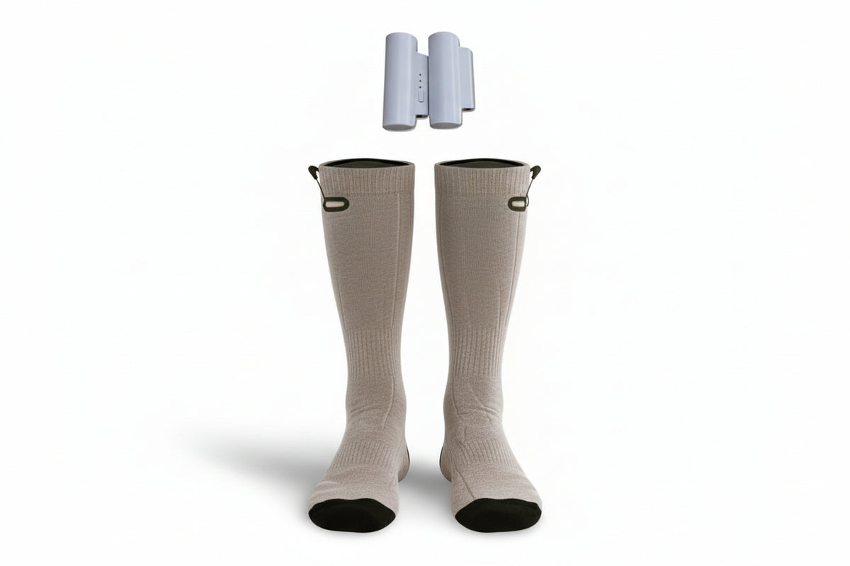 Chaussette Chauffante avec Batterie VOLTHEA | Autonomie & Chaleur Électrique