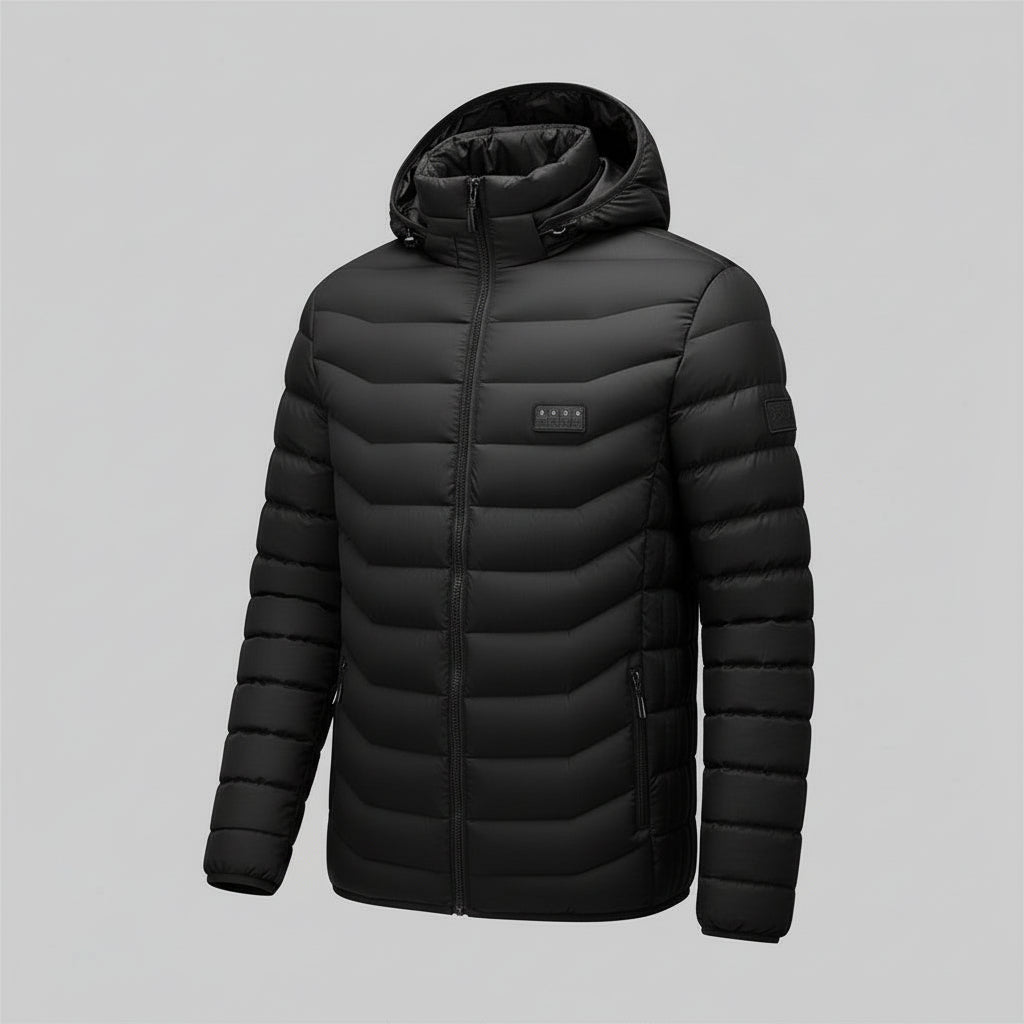 Doudoune Chauffante VOLTHEA | 17 Zones de Chauffe — Hiver Extrême & Outdoor