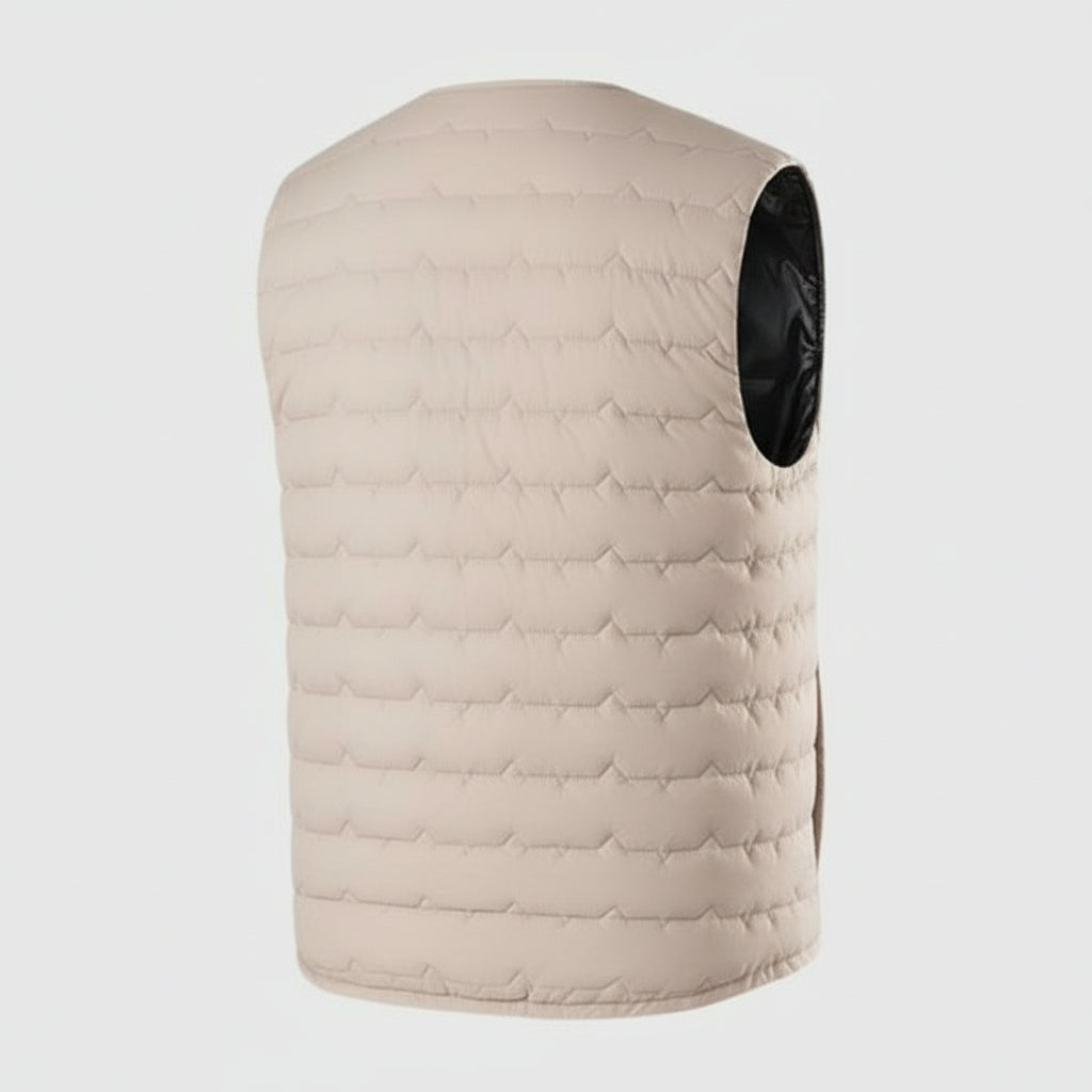 Sous-vetse chauffante sans manche blanc | VOLTHEA™