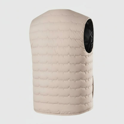 Sous-vetse chauffante sans manche blanc | VOLTHEA™