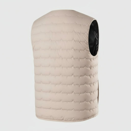 Sous-vetse chauffante sans manche blanc | VOLTHEA™