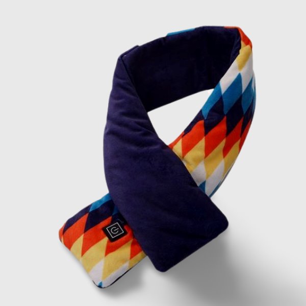 Écharpe chauffante USB multicolore