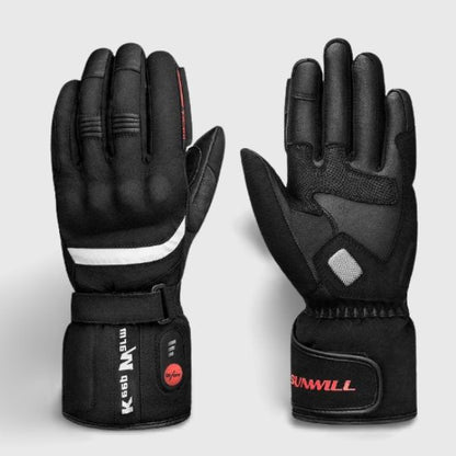 Gants Chauffants Sport Volthéa Étanches, Tactiles, 3 Niveaux de Chaleur