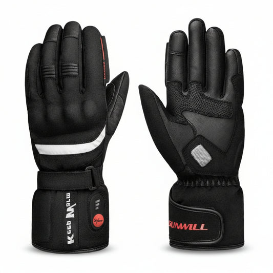 Gants Chauffants Sport Volthéa Étanches, Tactiles, 3 Niveaux de Chaleur