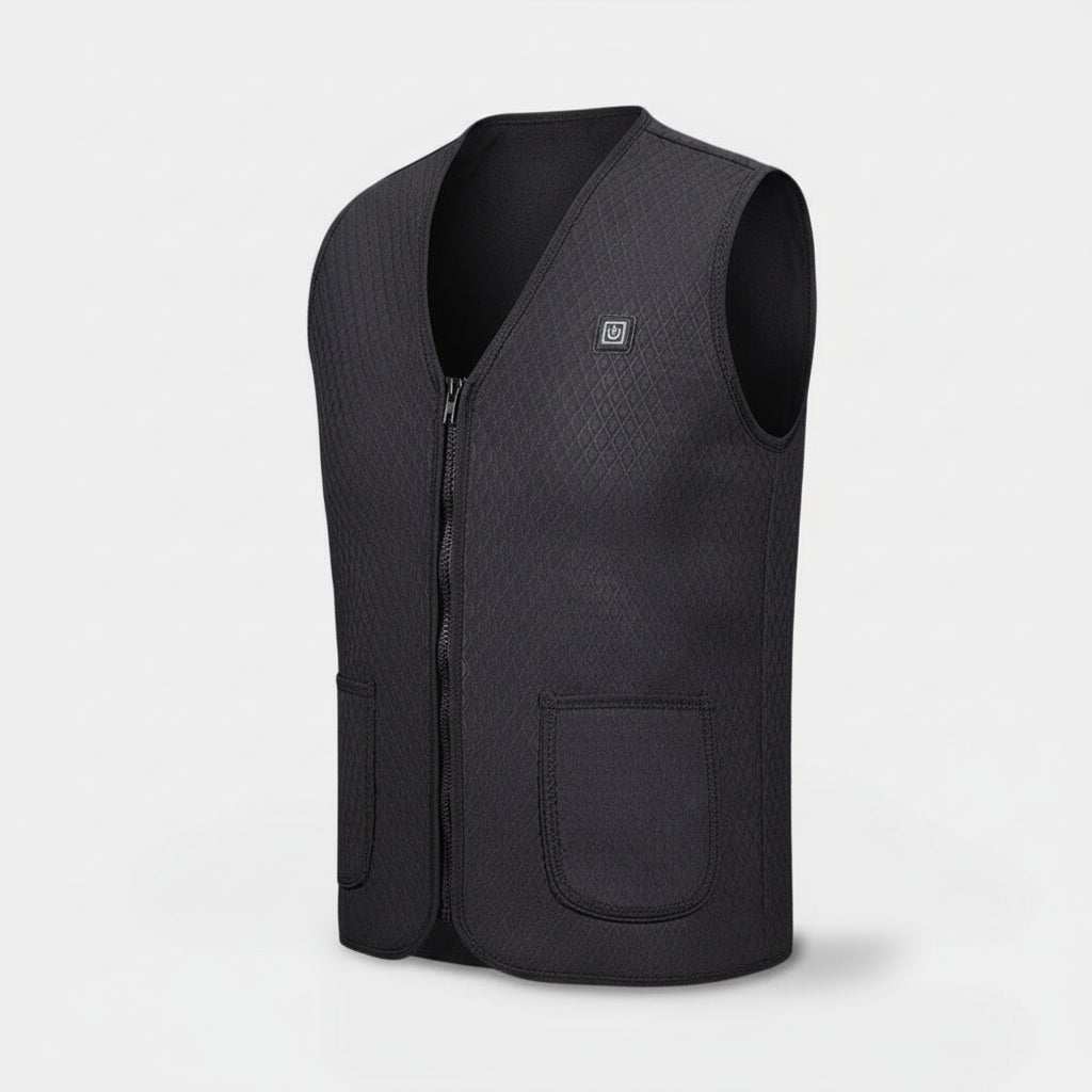 Gilet Chauffant Électrique VOLTHEA | Chaleur Ciblée & Confort Hivernal