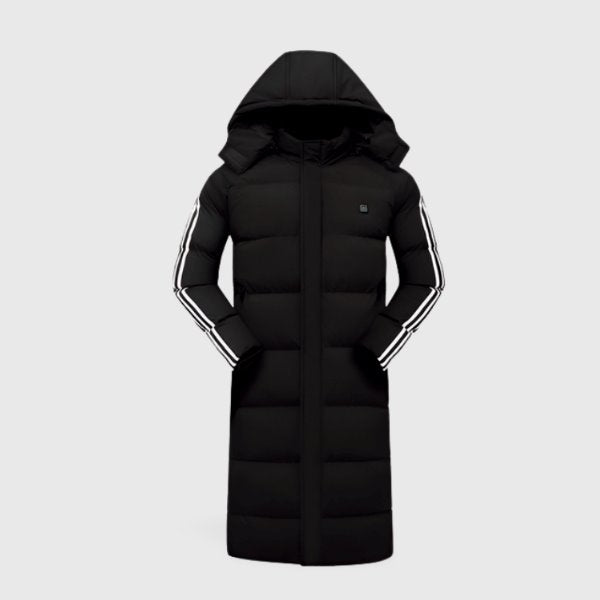 Manteau Long Chauffant VOLTHEA | 8 Zones de Chaleur + Imperméable & Ultra-Léger