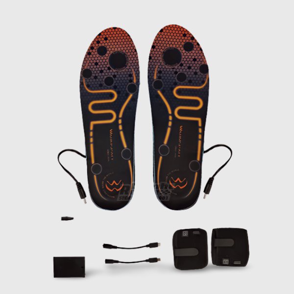 Semelles chauffantes VTT Volthéa ultra-fines 45°C