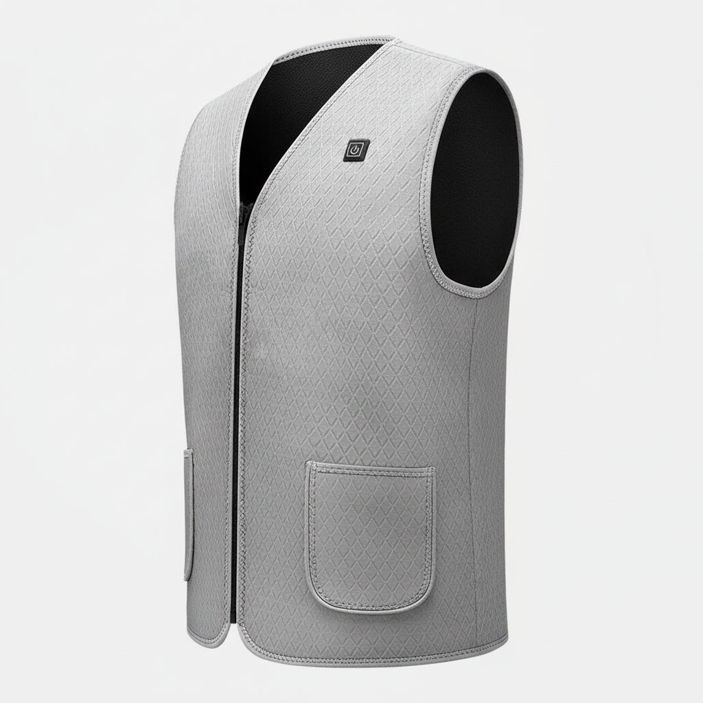 Gilet Chauffant Électrique VOLTHEA | Chaleur Ciblée & Confort Hivernal