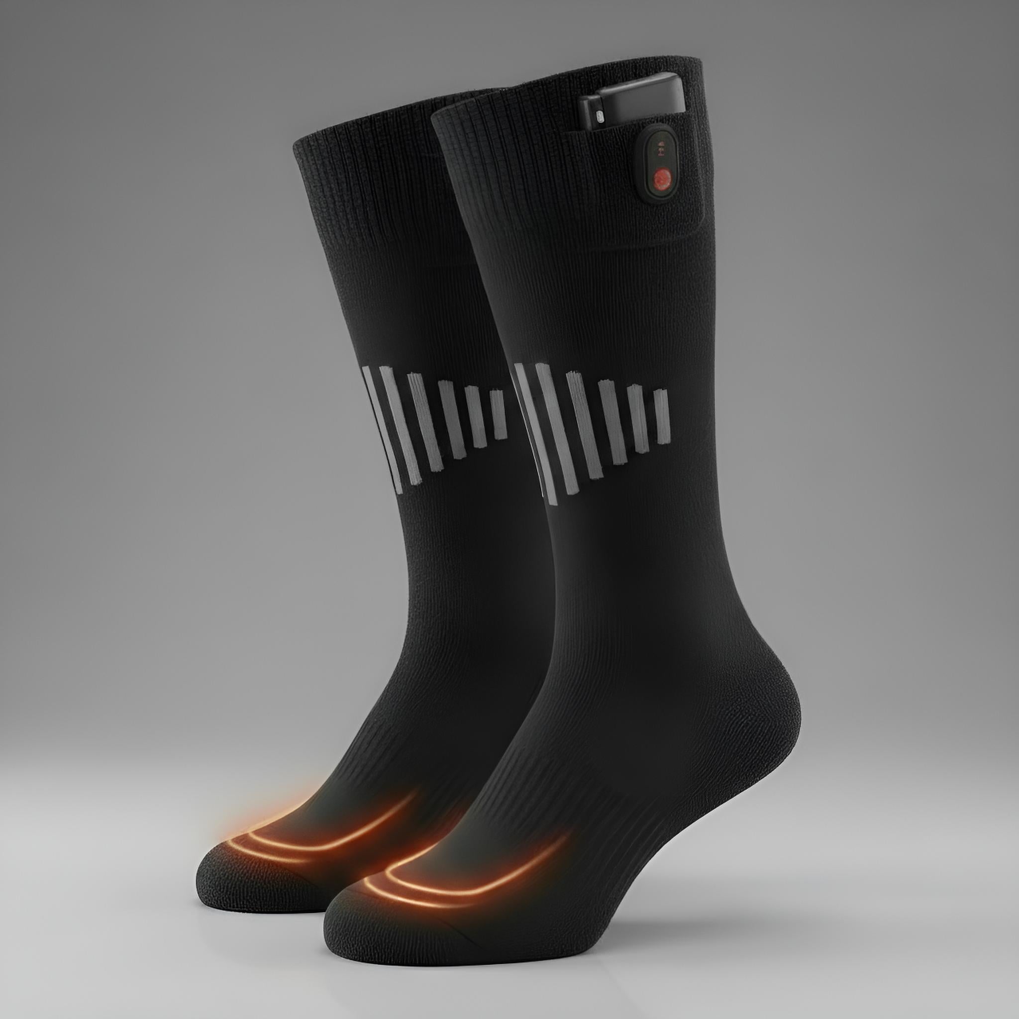 VOLTHÉA™ Therma-Sox – Chaussettes chauffantes USB