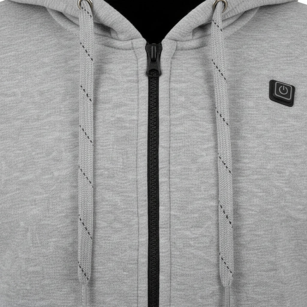 Veste à capuche chauffante grise | VOLTHEA™