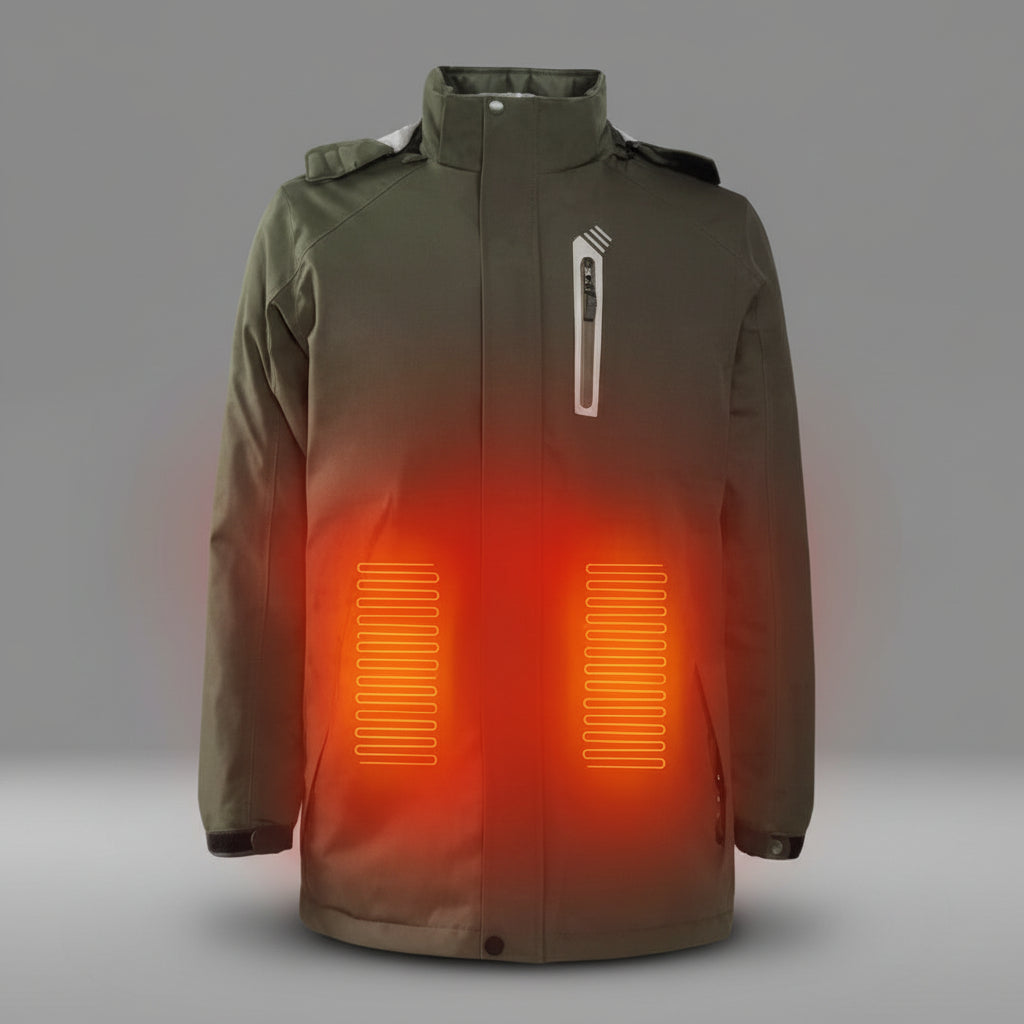 Parka Chauffante VOLTHEA | Résistante & Haute Durabilité pour le Travail