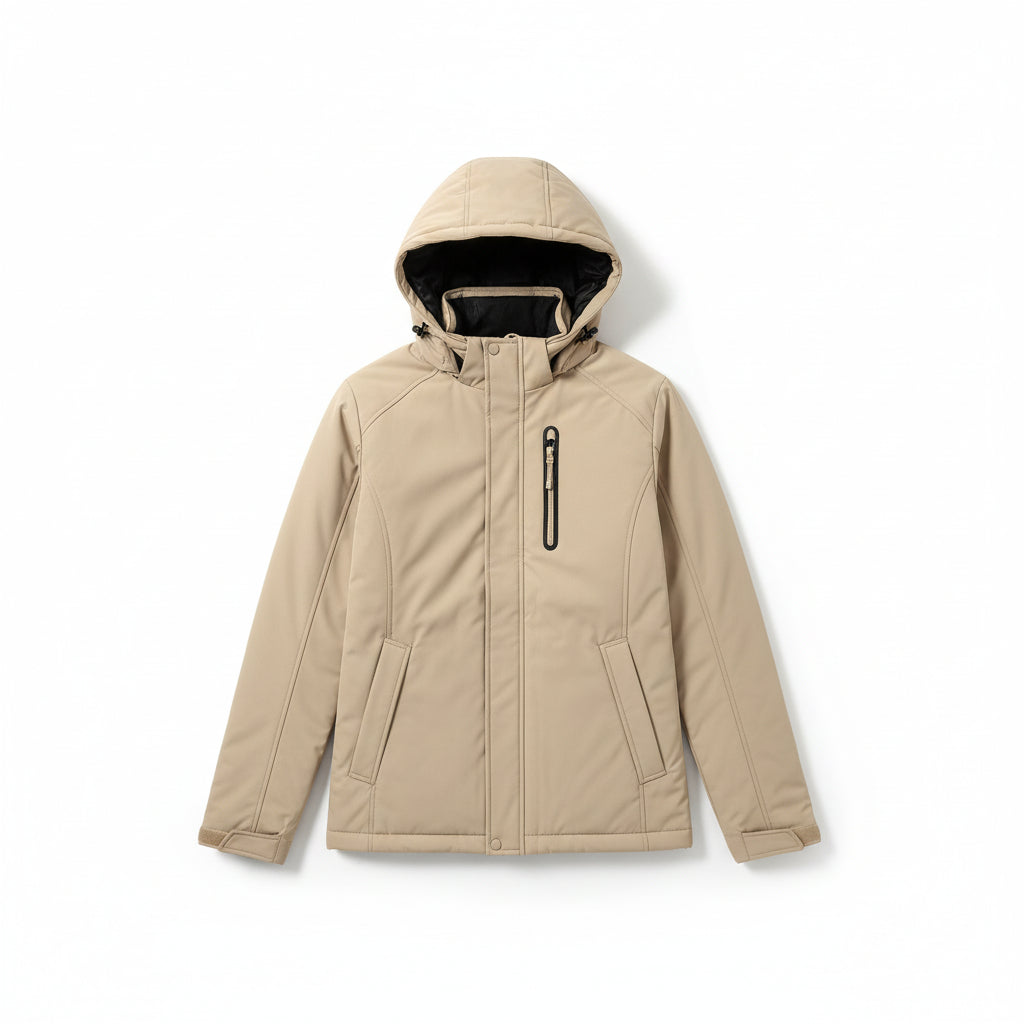 Veste Chauffante Imperméable Femme VOLTHEA | 3 Zones de Chauffe & Coupe-Vent