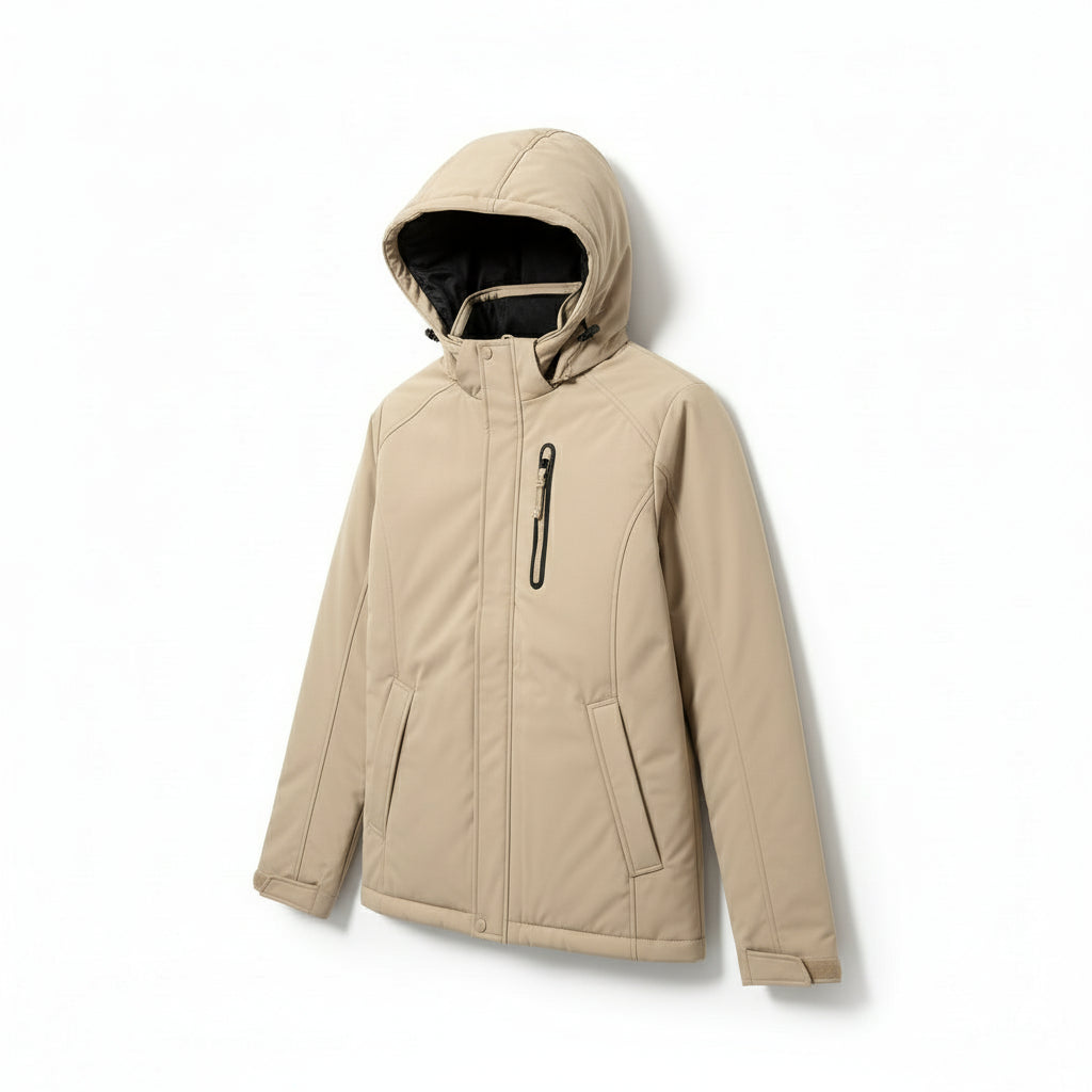 Veste Chauffante Imperméable Femme VOLTHEA | 3 Zones de Chauffe & Coupe-Vent