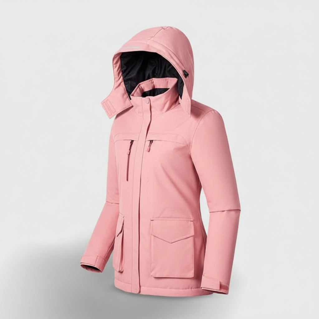 Veste Chauffante Femme Motoneige VOLTHEA | Grand Froid & Sports d'Hiver