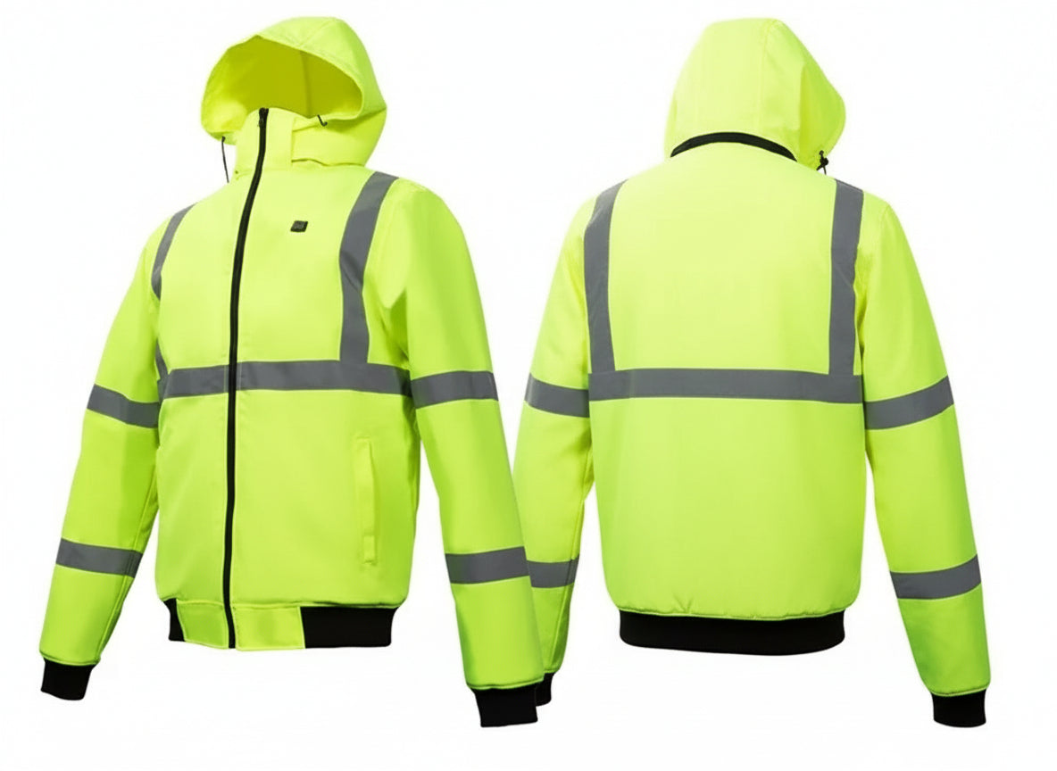 Gilet Jaune de Sécurité Réfléchissant VOLTHEA | Haute Visibilité Professionnelle