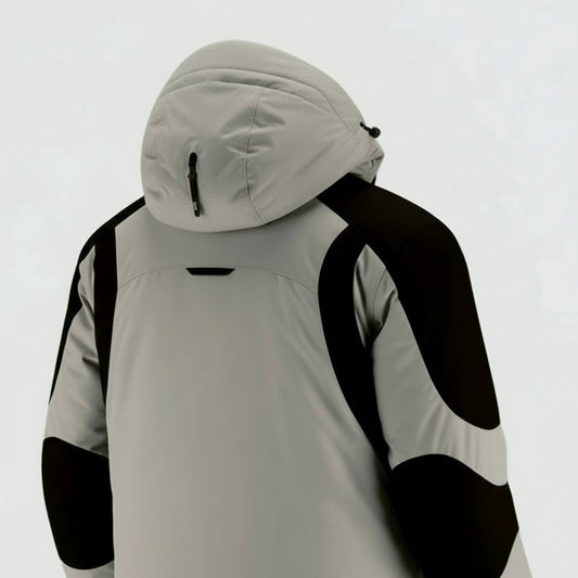 Manteaux Chauffant avec Capuche VOLTHÉA™ | 4 Zones de Chaleur + Imperméable | Sans Batterie